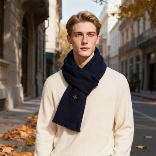 Bufanda de cuello calefactable inalámbrica con batería recargable para invierno 3