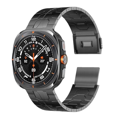 Bracelet en métal de luxe pour Galaxy Watch Ultra en acier élégant