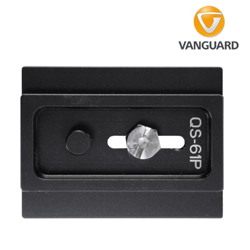 Zapata rápida Vanguard QS-61P accesorio de trípode con tornillo de cámara 3