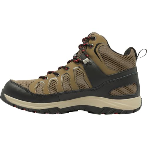 Columbia Columbia Mens Granite Trail Mid Waterproof, Mud/Black, 9 Wide