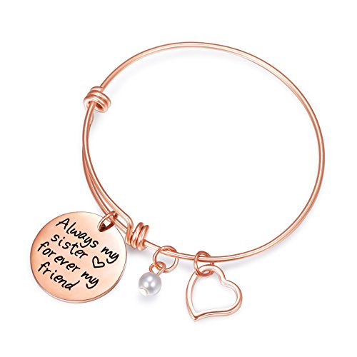Sister Charm Bracelet Always My Sister Forever My Friend For The Brother And The Sister Jewelry