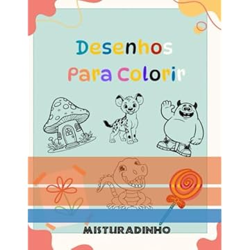 Capa do livro Desenhos para colori: Misturadinho (Portuguese Edition)