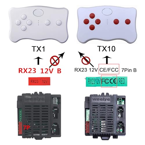 weelye Control Box 2.4G Bluetooth Remote Control for Ride on Toys for Kids Accessories Controller Ride On Toy Car Remote Control Parts Kids\' Electric Vehicles Replacement Parts - Thumbnail 3