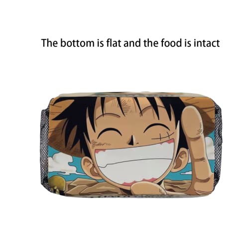 Zlcmmf Anime Lunch Bag Reusable Cartoon Lunch Box Cooler Tote Bag For Men Women School Office Work Hiking Picnic #TOP3