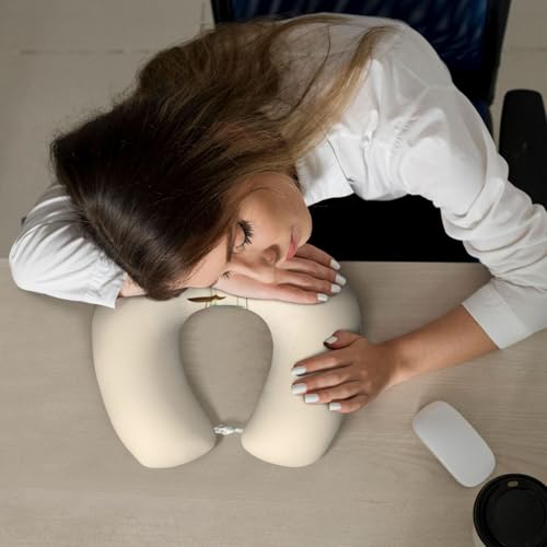 Almohada espuma viscoelástica cuello U tamaño único miniatura 7