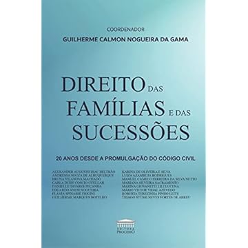 Capa do livro Direito das Famílias e das Sucessões -20 Anos Desde a Promulgação do Código Civil