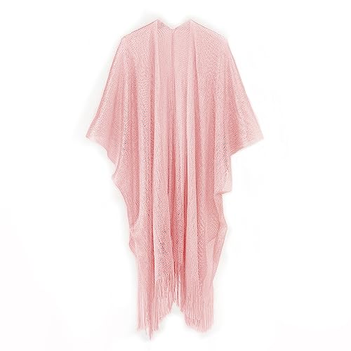 NP Women's Swimsuit Smock Loose Beach Coat Holiday Bikini Casual Cardigan Suit Fashion Long Cardigan Blouse Bikini Swimwear Cover Up Tops Casual Long Sleeve Swimsuit Smock For Ladies Female Women - L