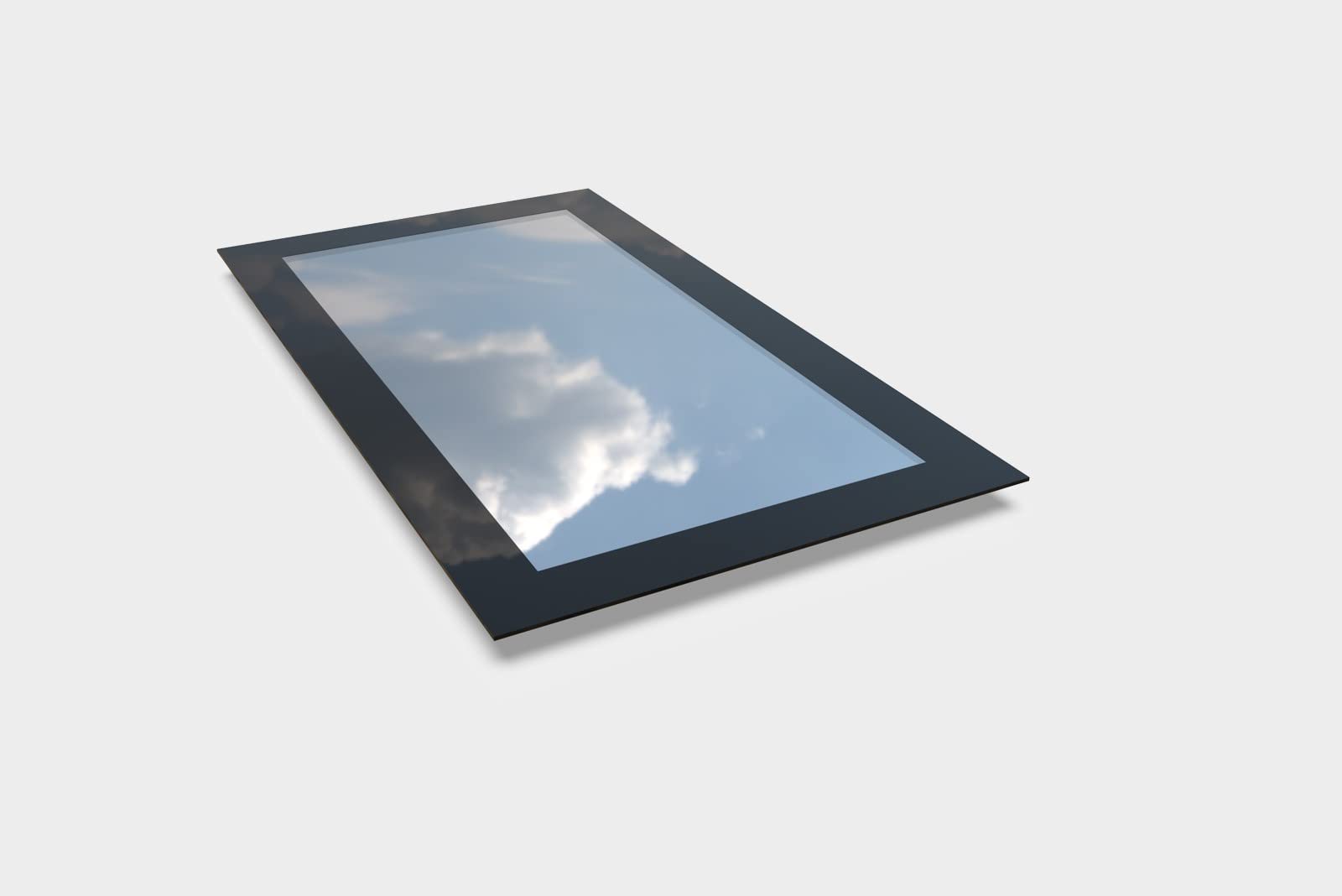 Skylight 600 x 1200 mm Triple Glazed Rooflight Window Toughened Glass