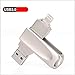 Produktbild FEIFEIJ USB-Stick 128 GB für iPhone XR XS Max für iPad Lightning Photo Stick mit externem Speicher für iPhone X, iPhone 7, iPhone 5, iPad Mini, iPad Air, iPod, Mac und PC sowie Android