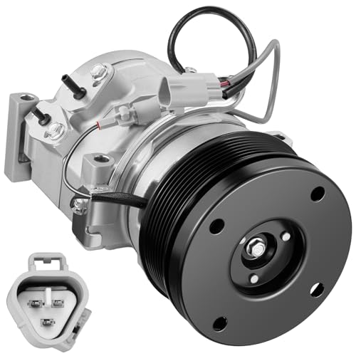 BDFHYK 158325 Air Conditioning A/C Compressor with Clutch Compatible with Toyota Tundra V8 4.6L 2010-2019, Tundra V8 5.7L 2007-2021 by BDFHYK - Used condition - US$118.79
