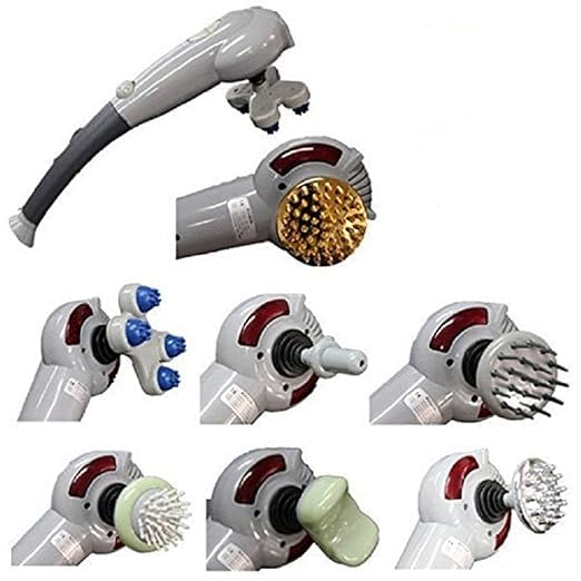 Taj 7-In1 Magic Corded Electric Massager Complete Body Head Neck Shoulder Back Leg Foot Pain Relief For Men Women, Fat Reduction Joint Pains From Directly To Plug In