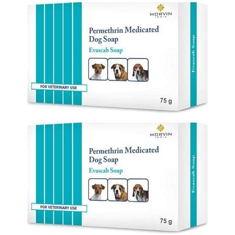 2x75g EVASCAB Anti Scab/Anti Lice Soap for Dogs | Value Pack Cover