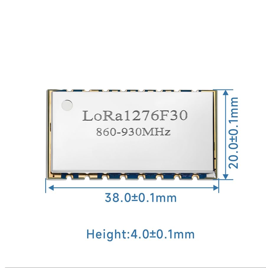 Lubeby Smart Lora1276F30 27dBm 8km Long Distance 915MHz Wireless Transmitter and Receiver sx1276 lora Module x 5 PCS