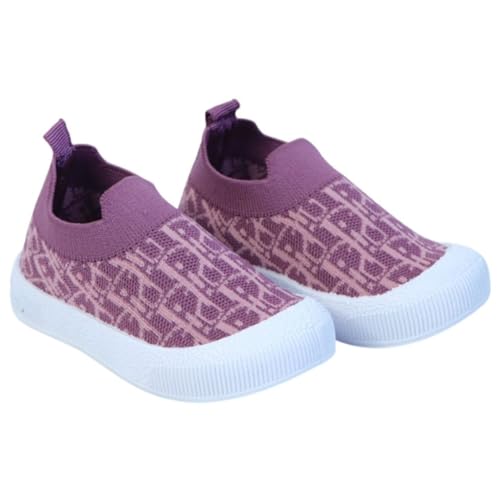 Baby Choo Choo Shoes for Boys & Girls | Soft Slip-On Toddler Shoes with Whistle Heel | Breathable Knit Upper | PVC Sole | Ages 6 Months–3 Years (Peach, UK Footwear Size System, Toddler, Age Range, Medium, 21 Months, 24 Months)