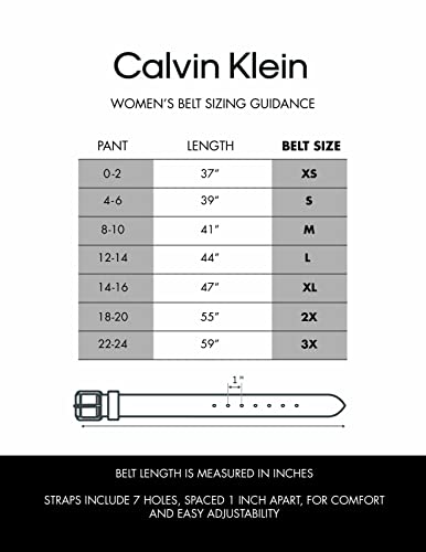 Calvin Klein Women's Reversible Belt, Black/Brown Dress, Large #TOP5
