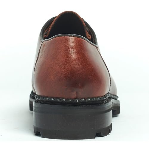 Anthony Veer Wright Moc Lace-up Shoes for Men | Goodyear Welt Construction | Ortholite® Cushion Comfort Leather Footbed3