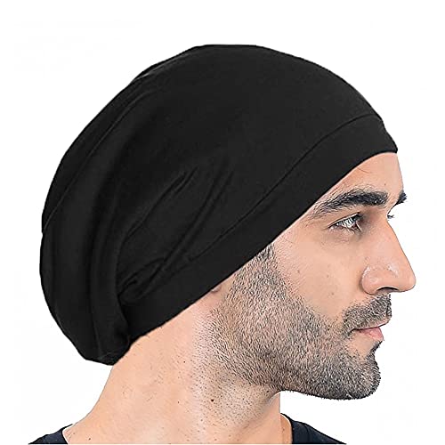 Nonbongoy Satin Hair Wrap Silk Cap for Sleeping Cap for Men Satin Head Wrap Satin Lined Hair Buff for Curly Hair Sleep