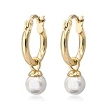 ✨ FILIGRANES DESIGN ➳ Unsere Creolen haben einen Durchmesser von Ø 13mm und die Perlen einen Durchmesser von Ø 6mm. Achtung: Ohrringe können auf dem Produktbild größer wirken, bitte angegebene Maße beachten