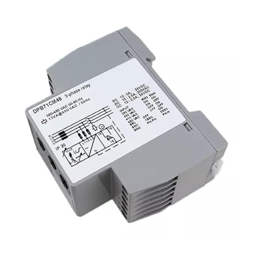 Relais de surveillance tension triphasé DPB71CM48 contre surtension et inversion de phase