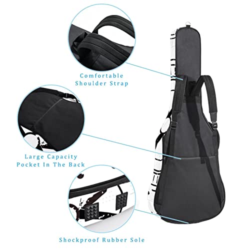 Housse de transport étanche pour guitare avec bandoulière réglable Motif dragon, Multicolore 10., 42.9×16.9×4.7 in… - Les Beatles, Paul McCartney, John Lennon, RIngo Starr, George Harrison Housse de transport étanche pour guitare avec bandoulière réglable Motif dragon, Multicolore 10., 42.9x16.9x4.7 in… – Image 4