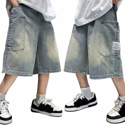 Shorts en jean garçons souples munis de poches profondes