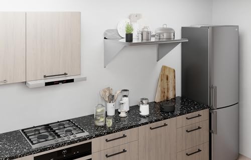 Image of AmGood 24 in. x 36 in. Stainless Steel Wall Shelf | NSF | Metal Shelving | Garage, Laundry, Storage, Utility Room | Restaurant, Commercial Kitchen