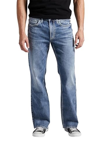 Silver Jeans Co. Men's Zac Relaxed Fit Straight Leg Jeans