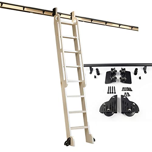 Kit de quincaillerie d'échelle mobile en acier robuste pour entrepôt - 2