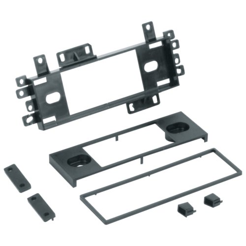 SCOSCHE FJ1550B Compatible with SELECT 1983 to 1996 Ford, Jeep, Lincoln and Mercury Car Stereo Single DIN Multi-Purpose Mounting Kit