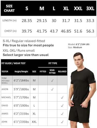 TEX2FIT Multi Pack Men's T Shirts Short Sleeve Quick Dry Workout Gym Shirts for Men (3 Pack, Black/Dark Grey/Light Grey, Medium) - 5