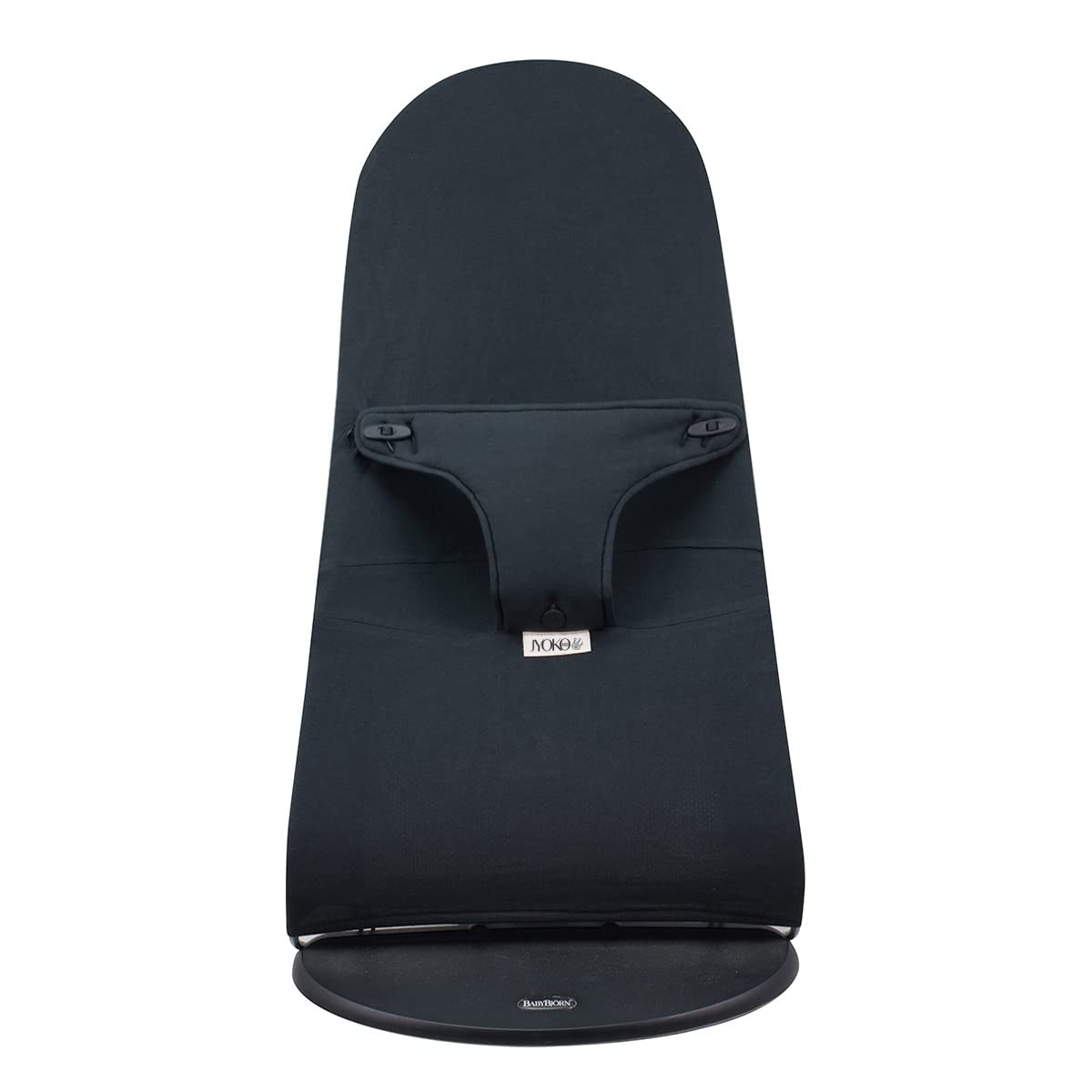 JYOKO KIDS Bezug kompatibel mit Babybjorn Bliss, Balance, Soft (Black Series, Baumwolle)