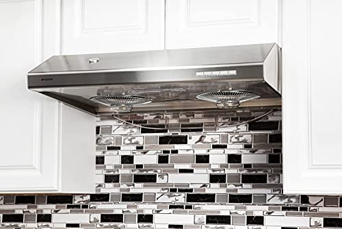 Pacific Kitchen Vent Hood Ac30Bs – 30 Inch Under Cabinet Range Hood – Filterless Modern Stainless Steel Hood Vent With 900 Cfm Suction, Dual Fans, Led Touch Controls And Auto-Clean Function #TOP7