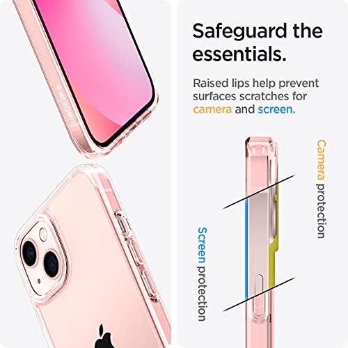 Image of Spigen for iPhone 13 Mini Case, Ultra Hybrid [No Magnet Ring][Anti-Yellowing] - Rose Crystal