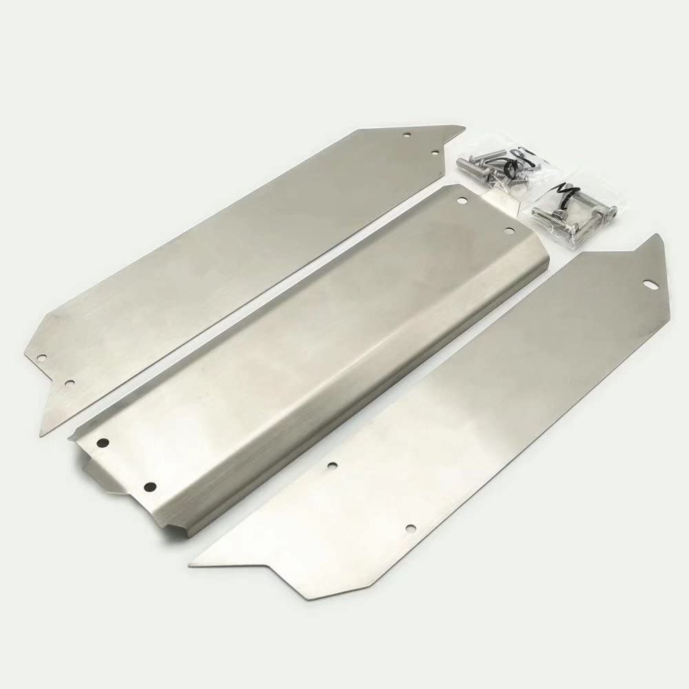 Stainless Steel Skid Plate Guard Set (5pcs) – Hollow Version For Traxxas 1/10 Wide Maxx 89086-4 RC Car