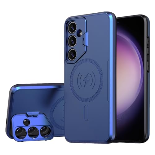 LCSMFKJ Samsung Galaxy S23 FE P[X MagSafe Ή }Olbg CX[dΉ X}zP[X Jی BYJo[ X^h ČRMILKi ϏՌ Case Cover TX MNV[ S23F