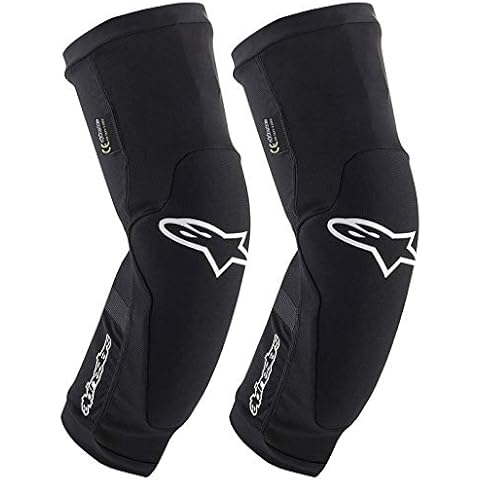 Alpinestars Boys Paragon Plus Youth Knee Protector, Black White, Large/X-Large Cover