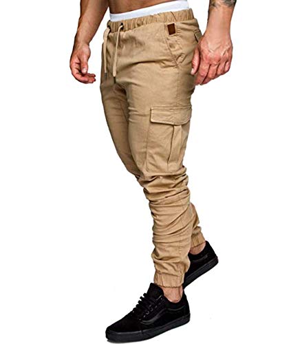 Leward Mens Fashion Joggers Sports Pants Slim Fit Casual Jogger Pant Chino Sweatpants Trousers Mens Long Pants2