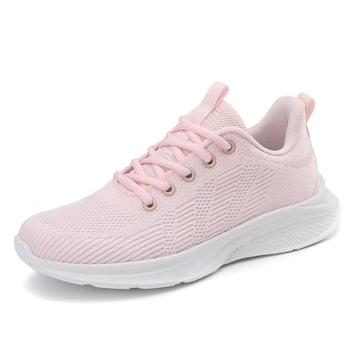 Joggingschuhe Damen Gedämpft, Hallenschuhe Damen Bequeme Mit Heller Sohle...