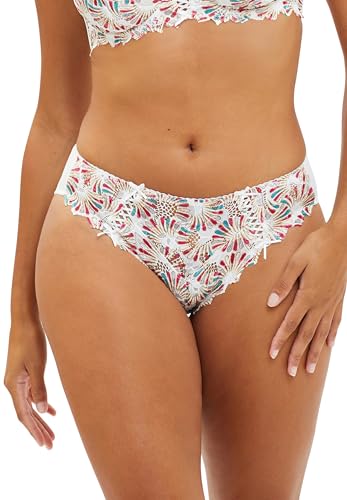 Sans Complexe - Modèle Arum Mosaic - Slip Taille Normale - Femme - 42/44 - Imprimé Graphique Aurore