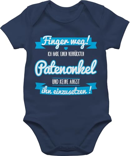 Shirtracer Baby Body Junge Mädchen - Verrückten Patenonkel Geschenk von...