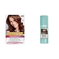 L'Oreal Paris Excellence Hair Colour & Magic Retouch Root Concealer Duo