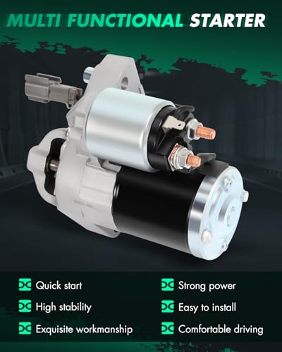 Image of SCITOO Starters New Fit for Nissan Altima /Maxima /Quest Van 2004 2005 2006 3.5L Auto Trans 17872N
