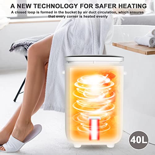 Horusly 40L Towel Warmer Bucket For Bathroom, Luxury Towel Warmer With Led Display, Fragrance System, Auto Shut Off, 4 Timer Settings, Bath Towe, Towels, Bathrobes, Blankets, Pj’s #TOP1