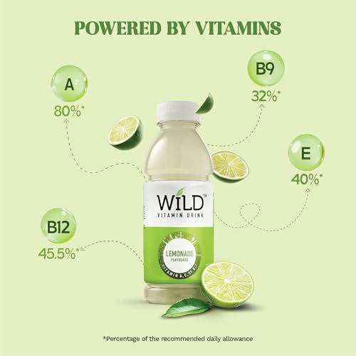 Image of Wild Vitamin Drink (400 ml (Pack of 24), Lemonade)