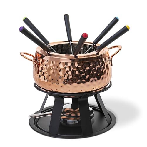 Brinox - Conjunto para Fondue 11 peças - Cobre Brinox - Conjunto para Fondue 11 peças - Cobre