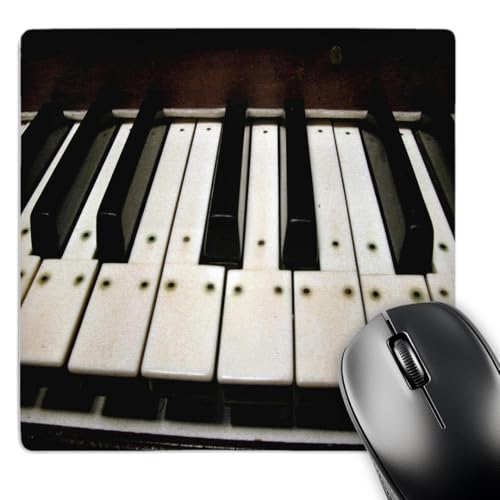 3dRose LLC 8 x 8 x 0.25 Inches Piano Keys Mouse Pad (mp_20682_1)