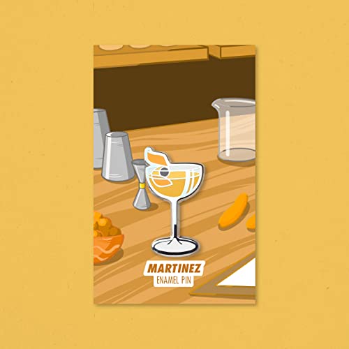 Image of Classic Cocktail Cute Enamel Pins for Bartender Aprons, Jackets, Backpacks and Purses, Shirt and Suit Lapels, Button Badges Brooch Fashion Jewelry