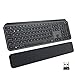 Price comparison product image Logitech MX Keys Advanced Wireless Illuminated Keyboard, Tactile Responsive Typing, Automatic Backlighting, Flow-Enabled, Metal Build, USB-C Quick Charging, Multi-Device, QWERTY UK English Layout-Grey