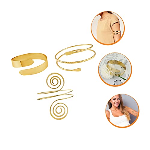 Abaodam 15 Pçs Pulseiras De Redemoinho Envoltório Simples Jóias Femininas Moda Braço Manguito Para B