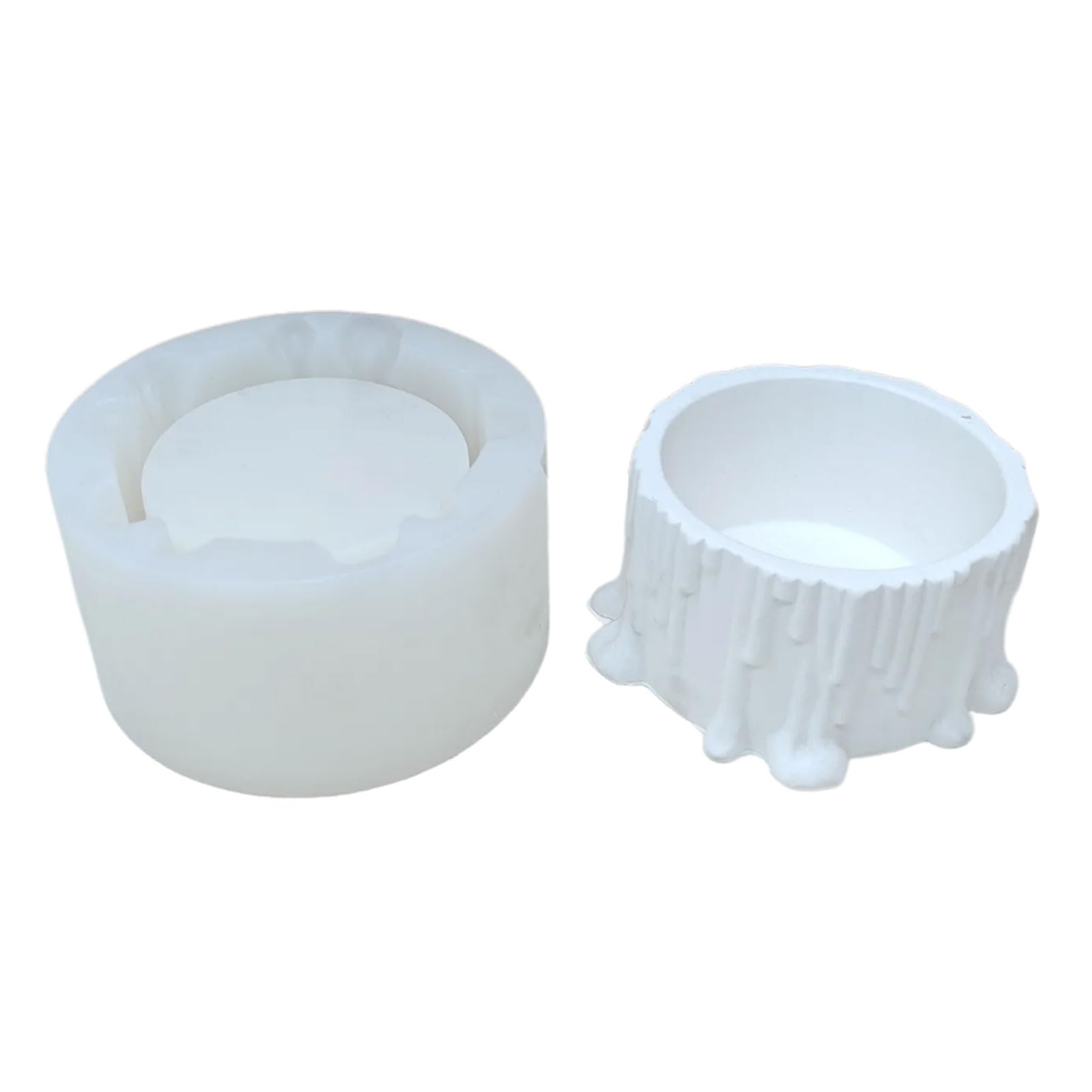 Kalttoy Cup Silicones Molds Flowerpots Resins Molds for Making Holder Cup Succulents Plant Pots Table Decorations Making